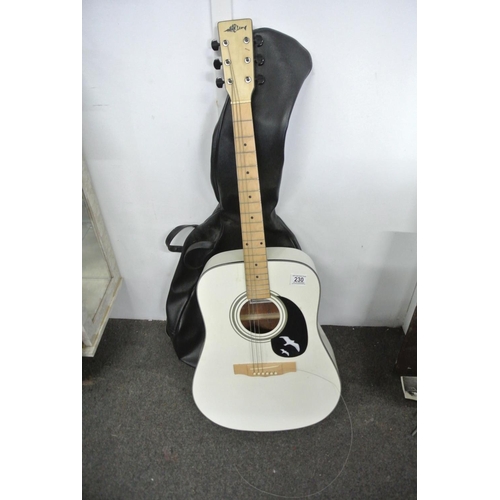 230 - A Marlin acoustic guitar 'ML - Seagull', made in Korea (missing strings).