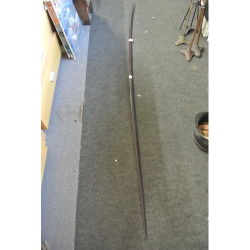 297 - A vintage longbow.