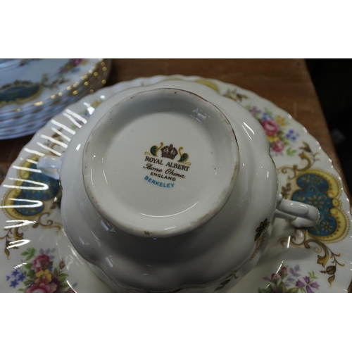 392 - A Royal Albert 'Berkely' part tea set.