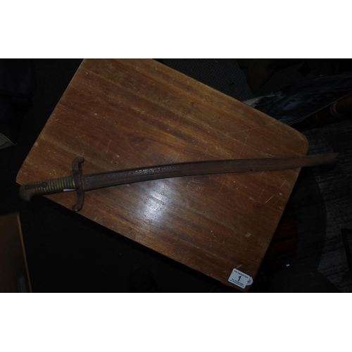 419 - A vintage / antique French bayonet.