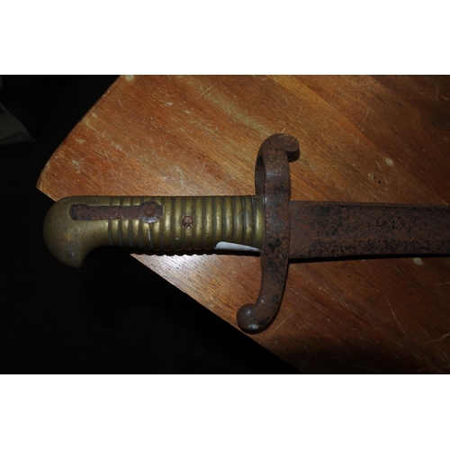 419 - A vintage / antique French bayonet.