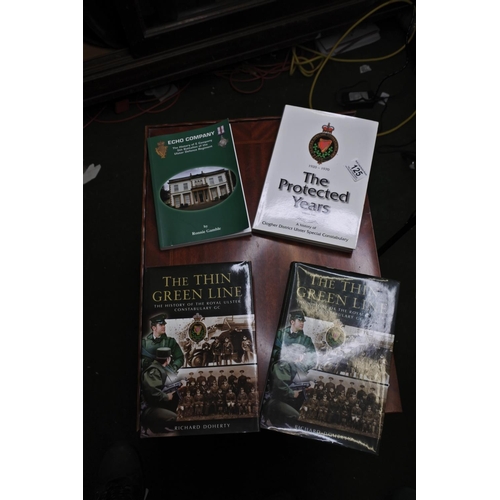 125 - Four Ulster Special Constabulary books.