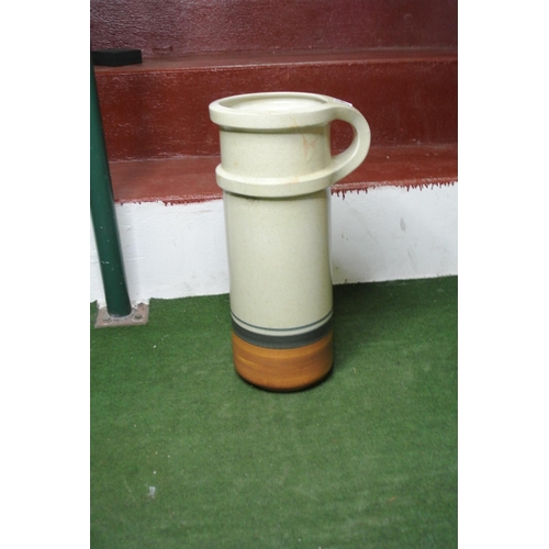 154 - A large hand painted jug produced by Lapid made in Israel.