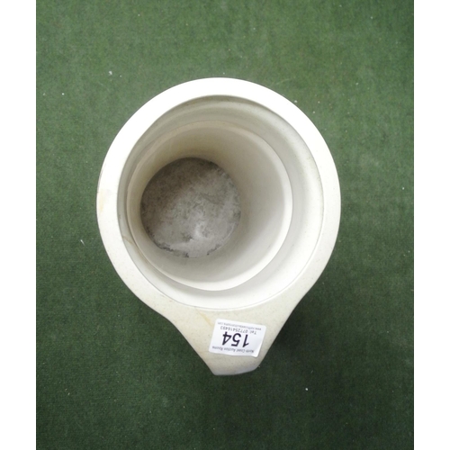 154 - A large hand painted jug produced by Lapid made in Israel.