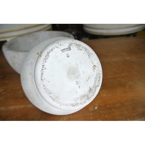 182 - Two stoneware mortars.