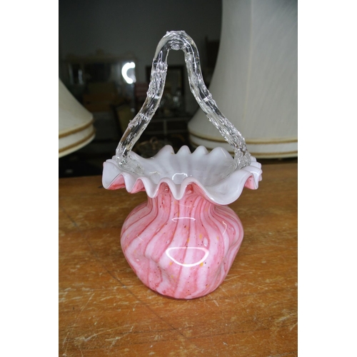 247 - A stunning Murano glass basket.