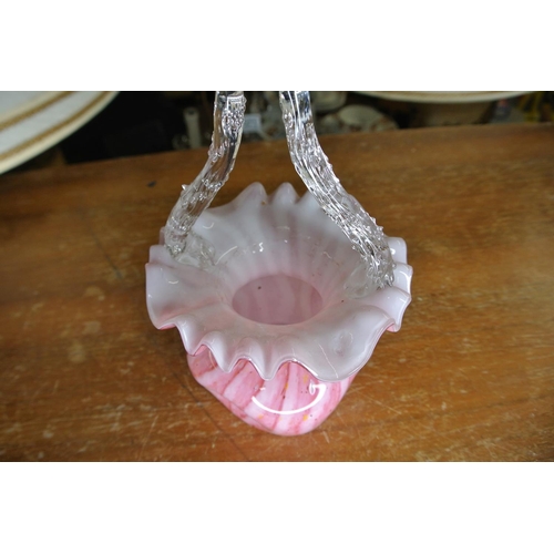 247 - A stunning Murano glass basket.