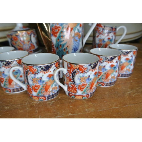 249 - A vintage Japanese tea / coffee service.