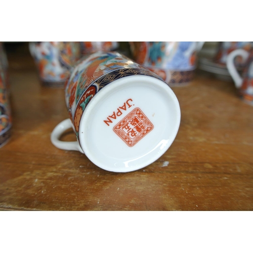 249 - A vintage Japanese tea / coffee service.