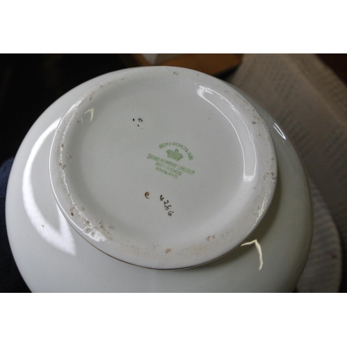 294 - A semi-porcelain water jug and basin produced by Soho Pottery Limited Cobridge England.