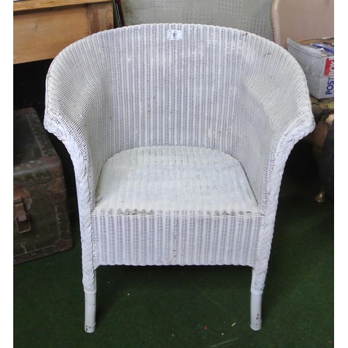 301 - A vintage Llyod Loom chair.