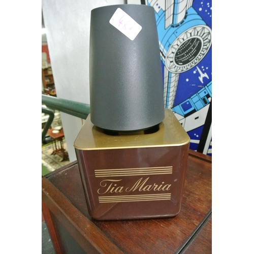 488 - A Tia Maria ice bucket along with a Vacuvin wine cooler.