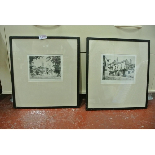 489 - Two framed limited edition prints signed by Verrall King.