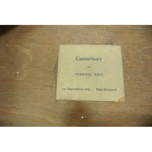 489 - Two framed limited edition prints signed by Verrall King.