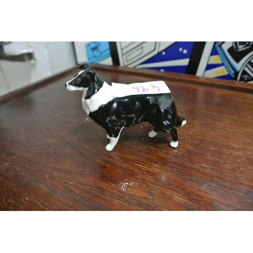 496 - An assortment of ceramic figures to include makers such as, 'Beswick', 'Bellwood', and more.