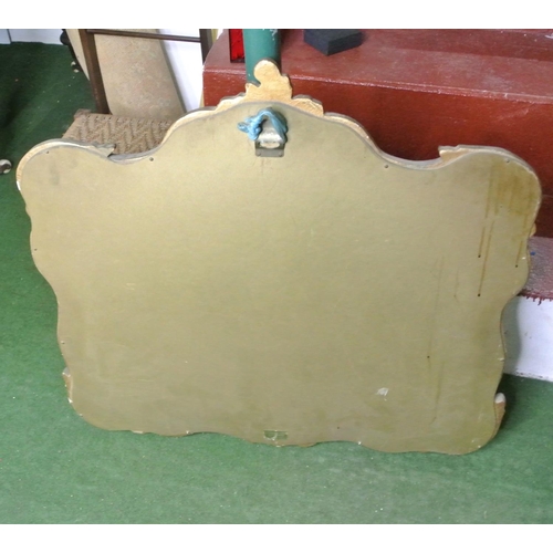 163 - A gilt frame style mirror produced by 'Reflect Well' England.