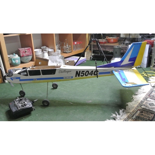 267 - A Challenger RC remote controlled plane.