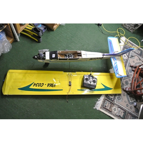 267 - A Challenger RC remote controlled plane.