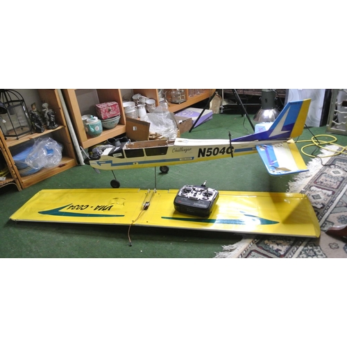 267 - A Challenger RC remote controlled plane.