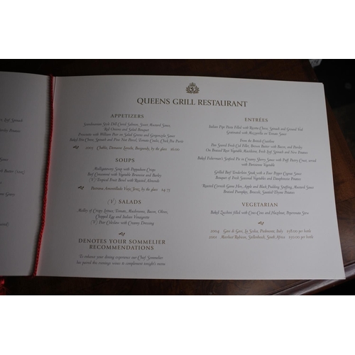 171 - An Anniversary ship menu from the Queen Elizabeth 2 - 2007.