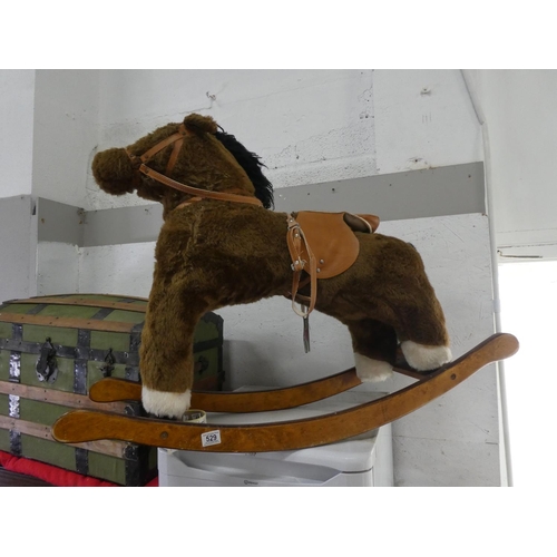 529 - A retro rocking horse.