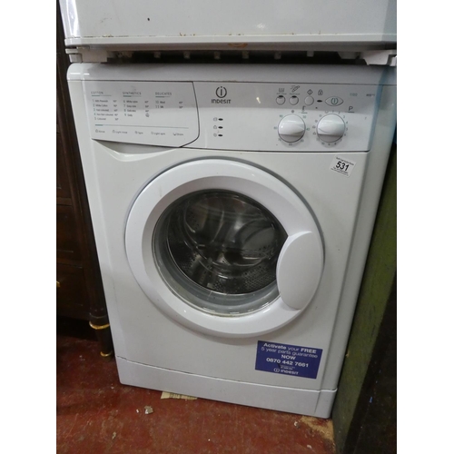 531 - An Indesit WIB111 washing machine.