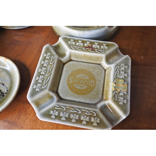 74 - 5 vintage Wade ashtrays.