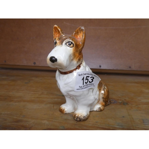 153 - A vintage Sylvac dog.