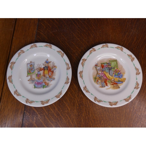 108 - 2 Royal Doulton Bunnykins plates.