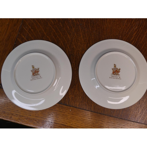 108 - 2 Royal Doulton Bunnykins plates.