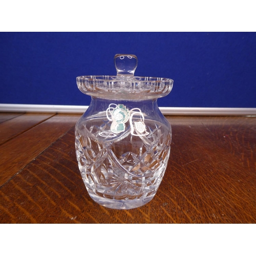 126 - A Waterford Crystal Preserve pot.