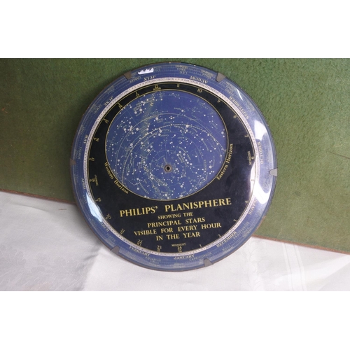 600 - A vintage Philips' Planisphere.