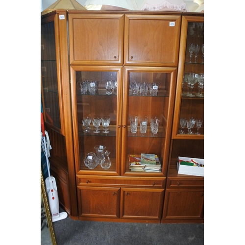 615 - A vintage/ Mid Century teak McIntosh cabinet.