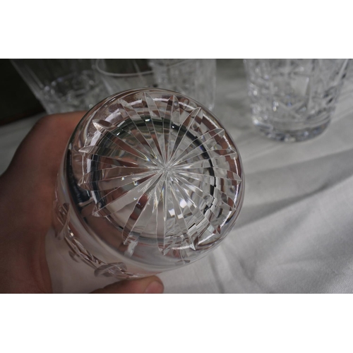 616 - A set of 6 Waterford Crystal whiskey tumblers.