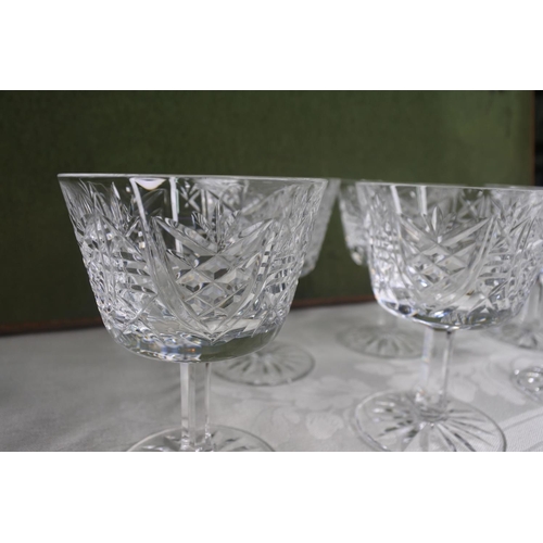 620 - A set of 6 Waterford Crystal glasses.