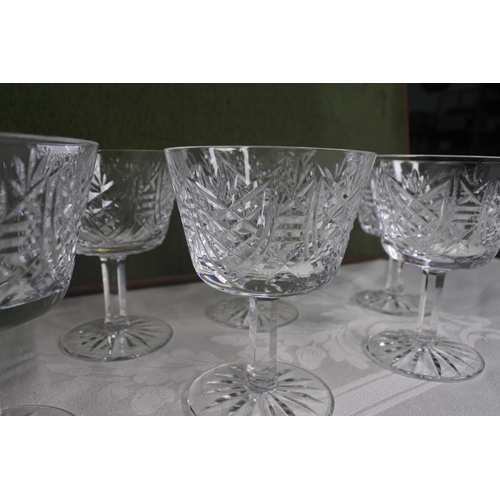 620 - A set of 6 Waterford Crystal glasses.