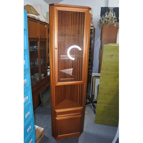 623 - A vintage/ Mid Century teak McIntosh corner cabinet.