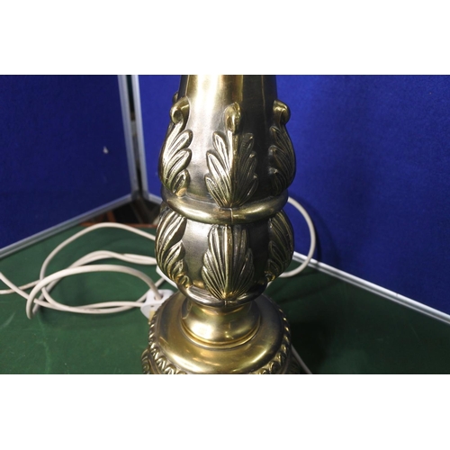 641 - A large decorative table lamp base.