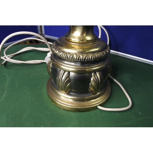 641 - A large decorative table lamp base.