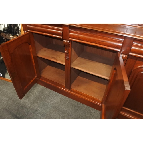 650 - A stunning antique style display cabinet/ sideboard.