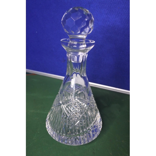 660 - A Tyrone Crystal decanter.