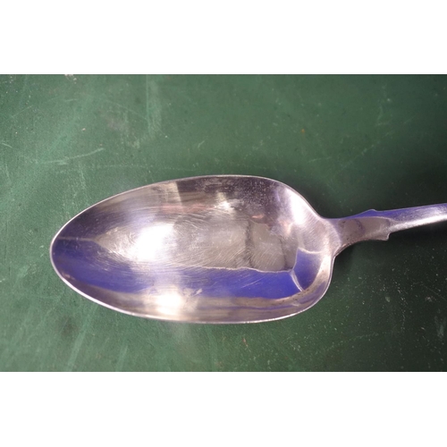 662 - A stunning antique sterling silver serving spoon.