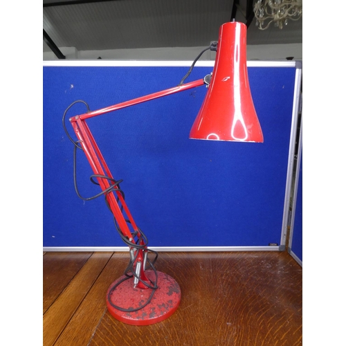 83 - A vintage Herbert Terry anglepoise lamp.