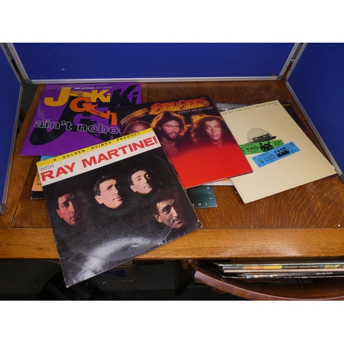 94 - A collection of records/ albums to include Elton John, ELO, Beach Boys, The Beatles & more.