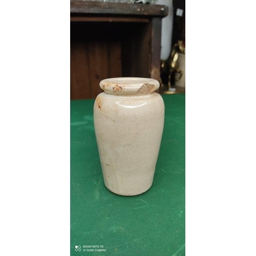 78 - An antique stoneware cream pot from Ballymoney - Co Antrim.