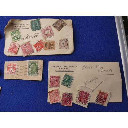 105 - A collection of various stamps.