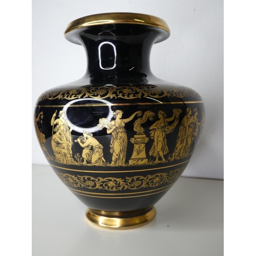 122 - A ceramic Greek style vase.