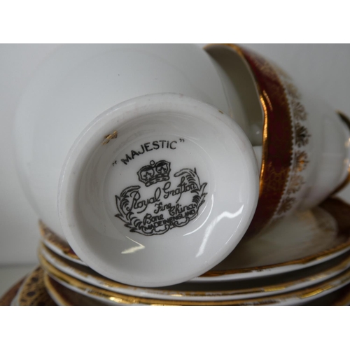 124 - An assortment of Duchess & Royal Grafton ceramics.