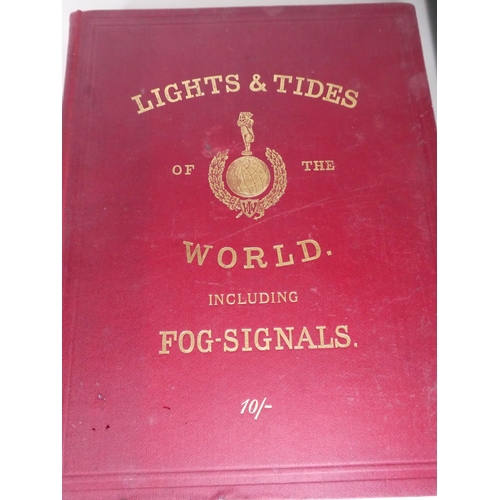 143 - A copy of Lights & Tides of the World - 1905 & 'Lloyds Register of Yachts - 1911'.