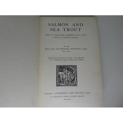 145 - A collection of 4 fishing interest books to include 'Hand Book of Angling by Ephenena', 'Salmon & Se... 